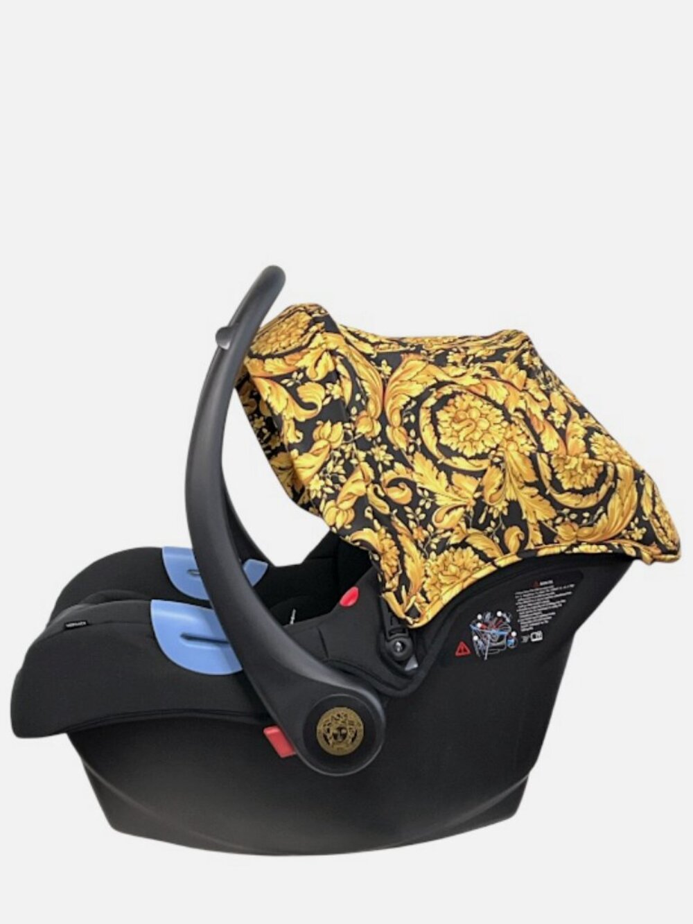 Versace Black & Gold Baby Infant Car Seat Momon Barocco Smartie 2.0,